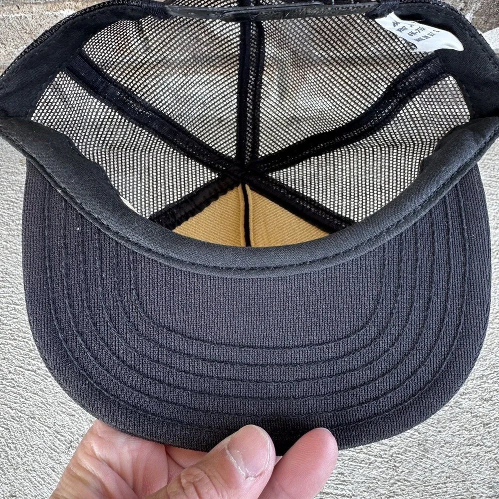 Ruud Water Heaters Hat Cap 100 Yrs Snapback Trucker Black Made in‎ USA Vtg